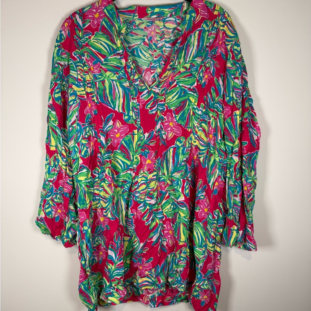 Lilly Pulitzer Multicolor Floral Blouse